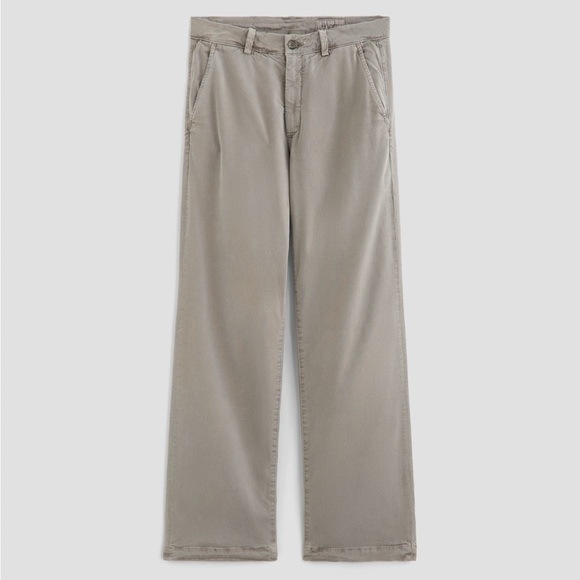 NWT AG Denim Caden Straight, Relaxed Chino, Sulphur Pebble Grey, size 26 - Picture 8 of 15